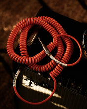 Load image into Gallery viewer, Voltage Cable - Vintage Coil Cable - Orange
