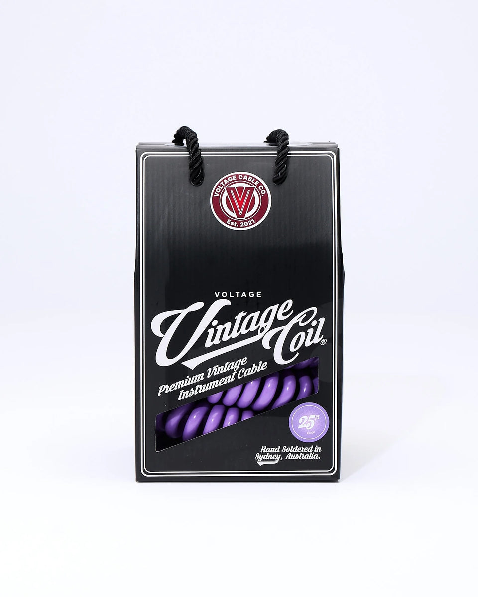 Voltage Cable - Vintage Coil Cable - Purple – Know Your Vintage