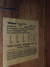 Load image into Gallery viewer, 1954 Fender Deluxe amp