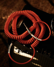 Load image into Gallery viewer, Voltage Cable -  Vintage Coil Cable - Orange
