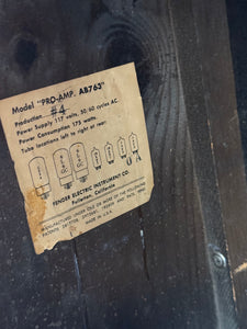 1965 Fender Pro amp