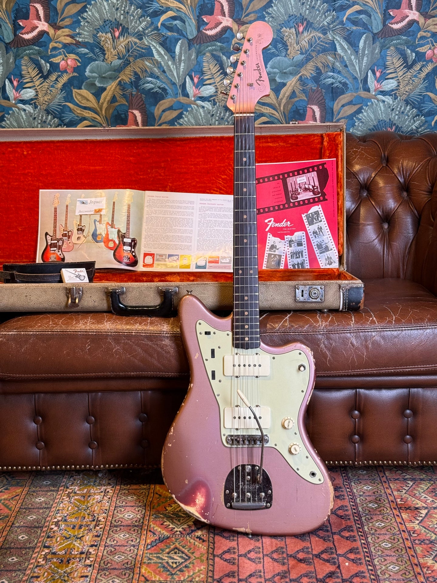 1963 Fender Jazzmaster Burgundy Mist Metallic