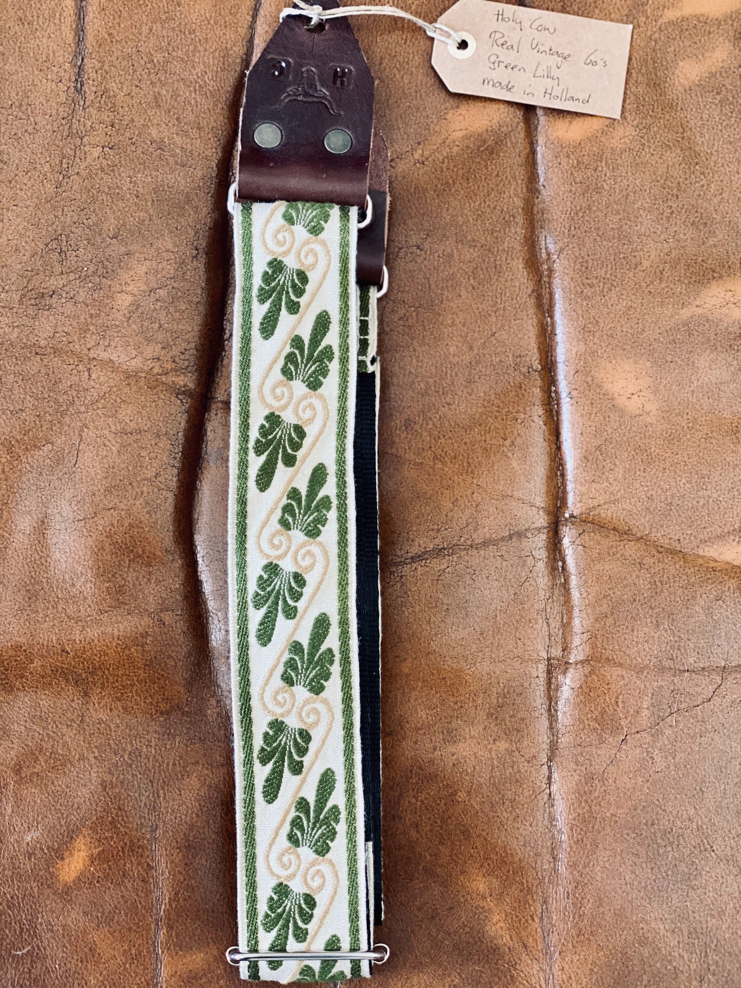 Holy Cow Strap - Green Lilly